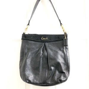 Coach Black Leather Shoulder Bag F20114